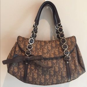 Christian Dior Monogram Romantique Trotter Bag